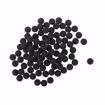 T4E RUBBER BALLS-.50 CAL-BLACK-8000 CT BULK balls on surface top view